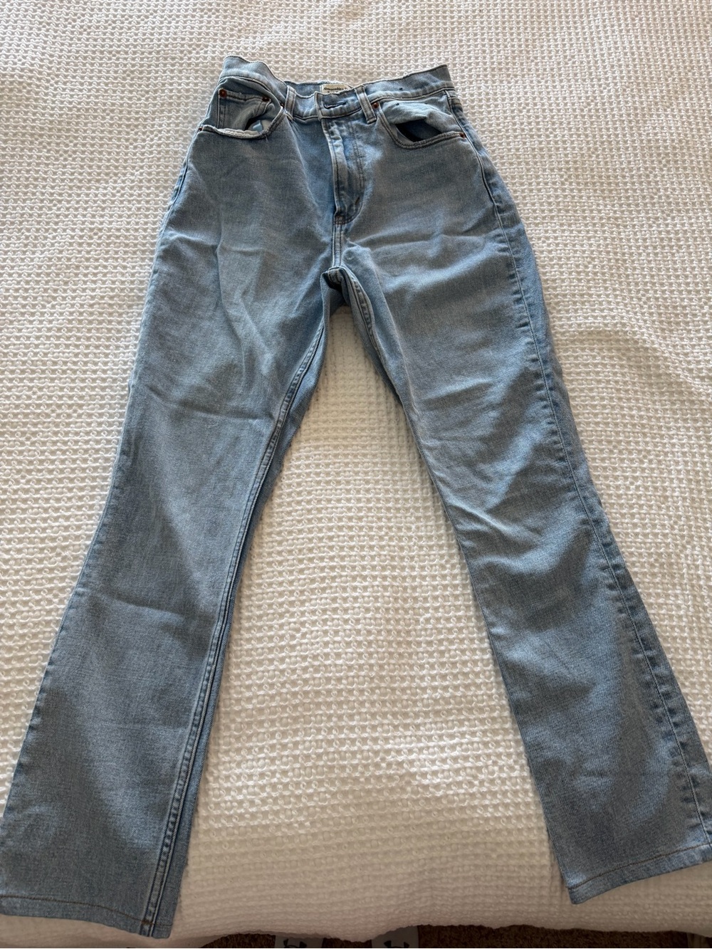 Abercrombie & Fitch 90’s slim Straight-Leg Jeans high rise 26 short